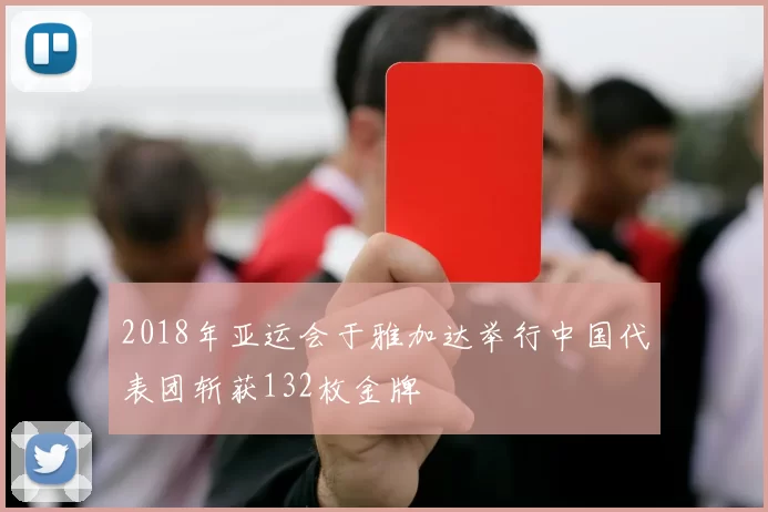 2018年亚运会于雅加达举行中国代表团斩获132枚金牌